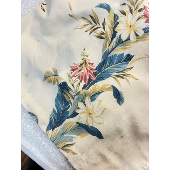 Vintage Mango Okinawa Original Hawaiian Shirt Floral Print Short Sleeve Large - Picture 4 of 7